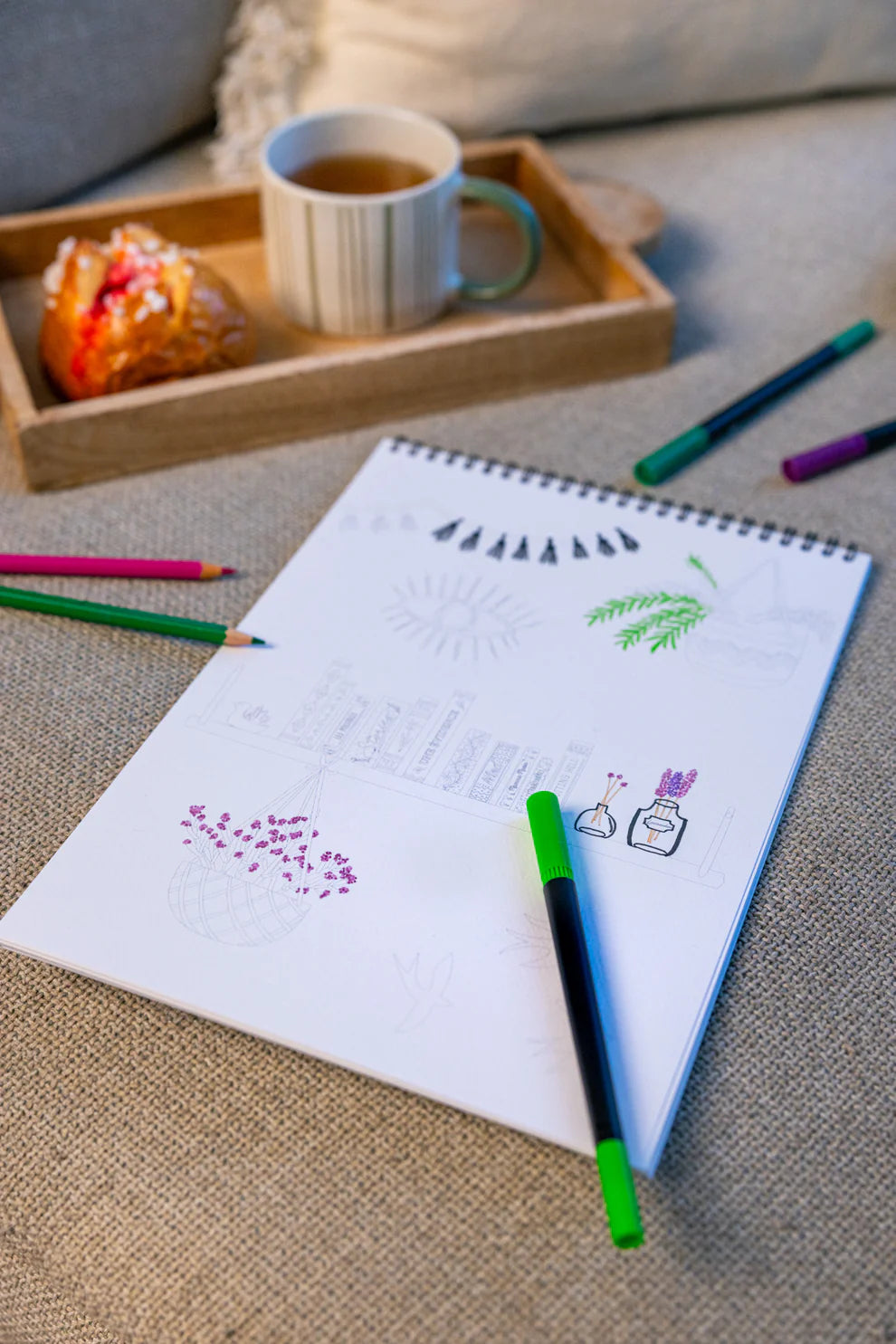 Carnet de coloriage A4 - Cosy