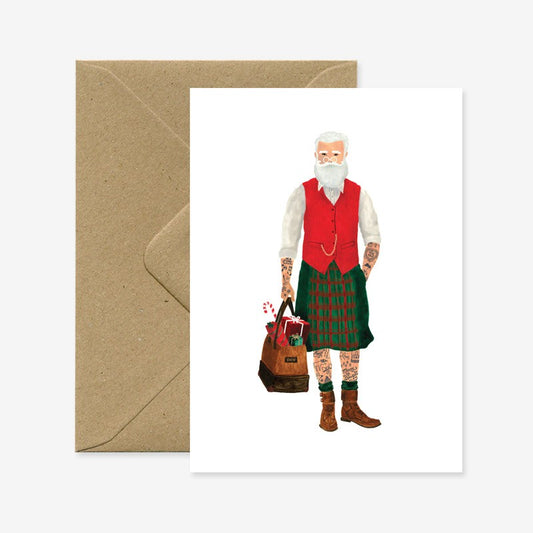 Carte Hipster Santa — All the ways to say , Lyon