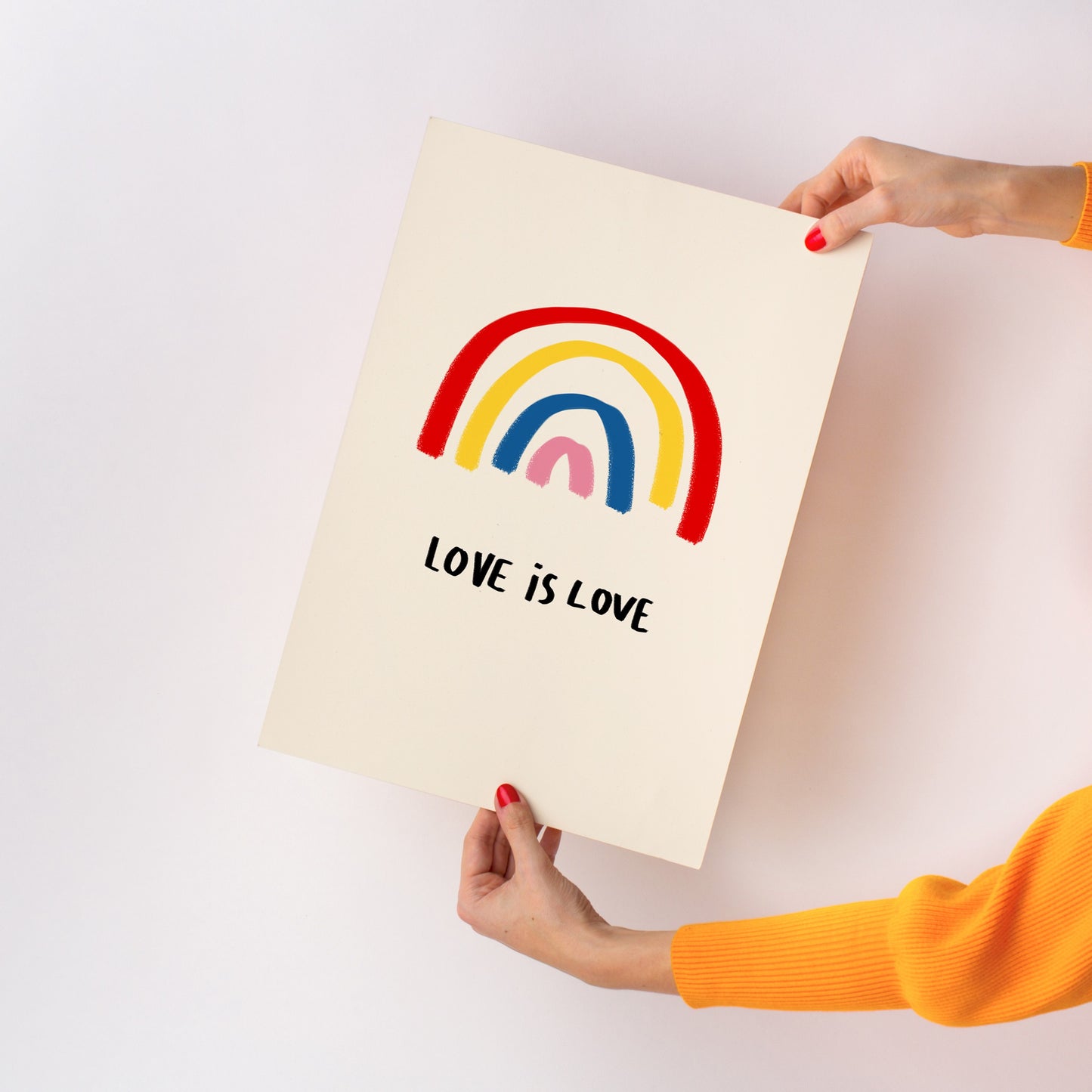 Affiche Love is love — Mathilde Cabanas , Lyon