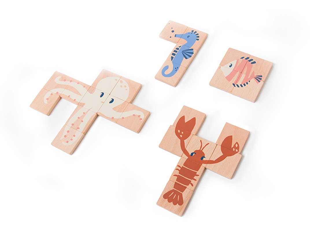 Puzzle en bois Poisson — Nobodinoz , Lyon