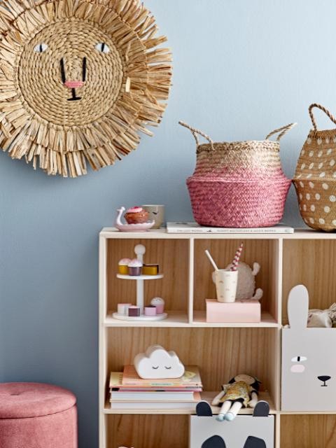 Tête de lion murale rotin — Bloomingville , Lyon