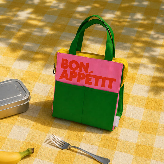 Sac isotherme Bon appétit - Multicolore rose