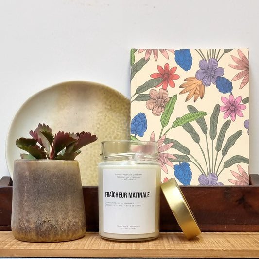 Bougie Fraicheur matinale - 500 g — Candlebox , Lyon
