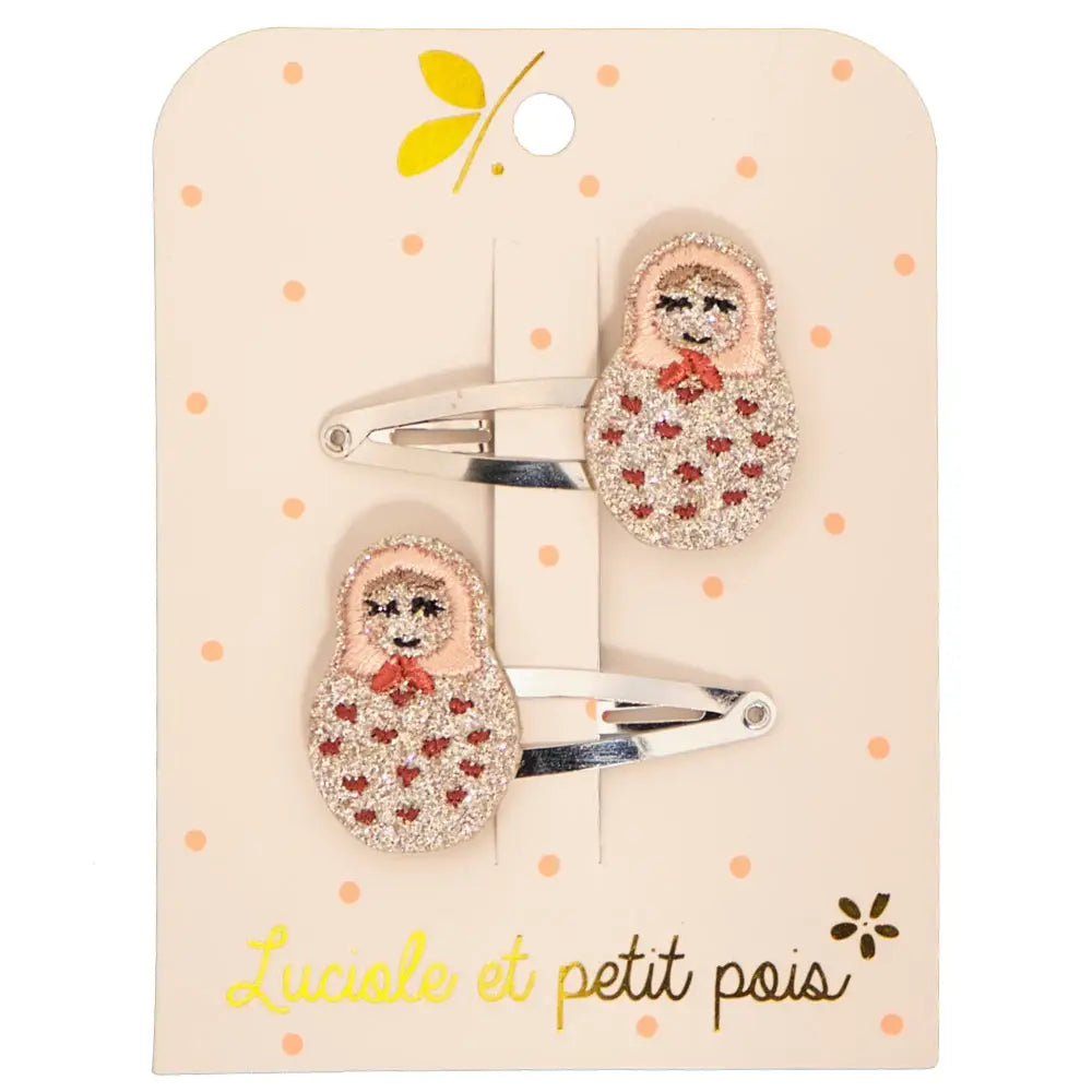 Barrettes Poupées matriochka — Luciole et petit pois , Lyon