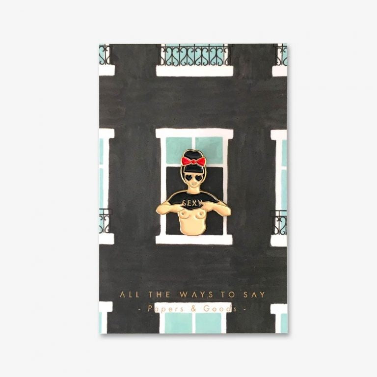 Pin's émaillé Hey sexy — All the ways to say , Lyon