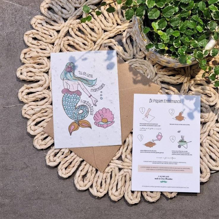 Carte à planter Marraine fantastique — Créabisontine , Lyon