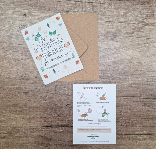 Carte à planter Karma — Créabisontine , Lyon