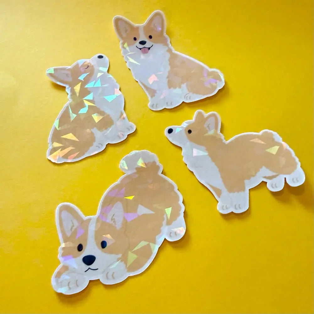 Lot de stickers - Daily corgi