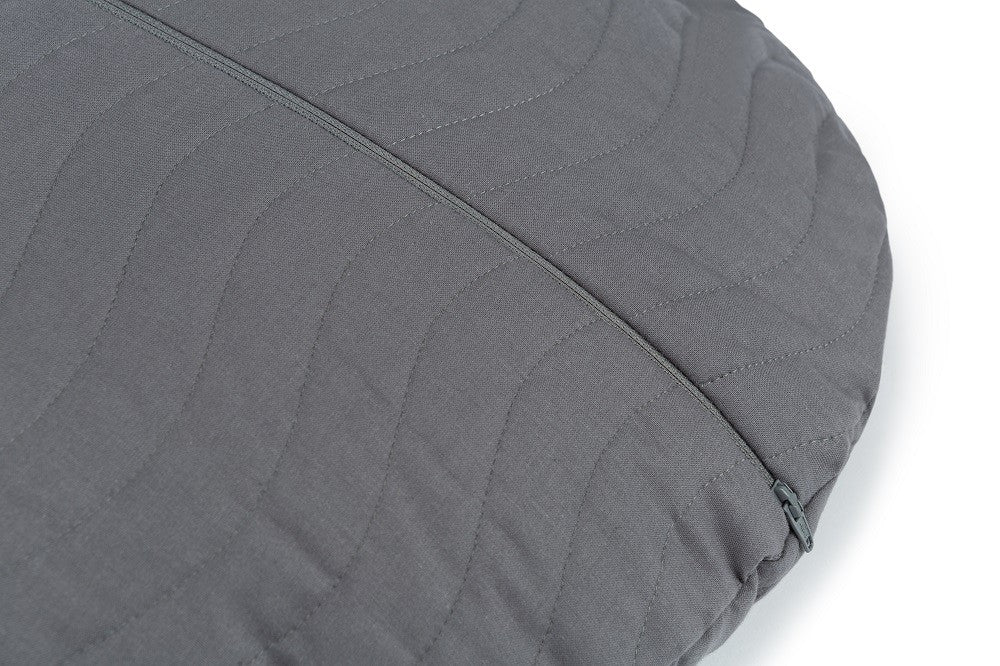 Coussin rond Sitges - Slate grey — Nobodinoz , Lyon