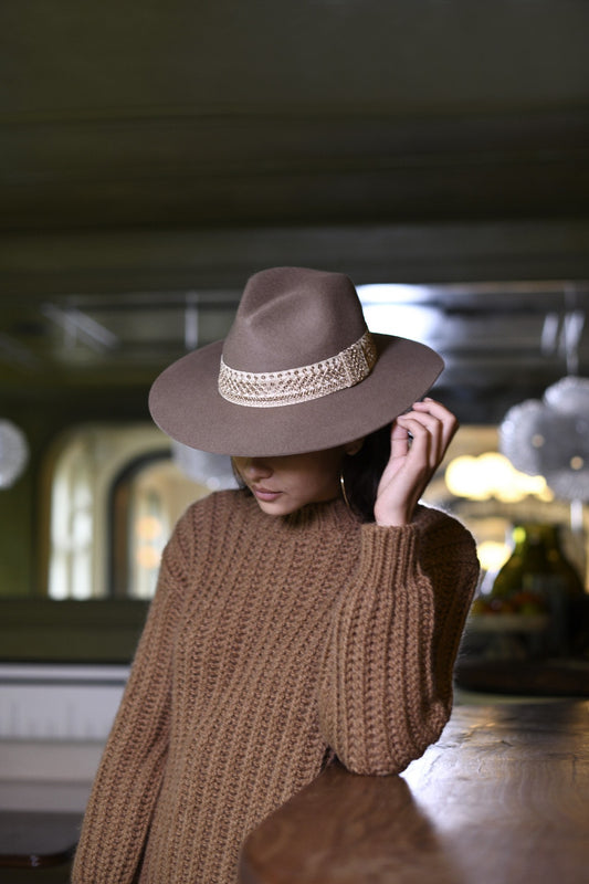 Chapeau Victor Taupe S/M — Maradji , Lyon