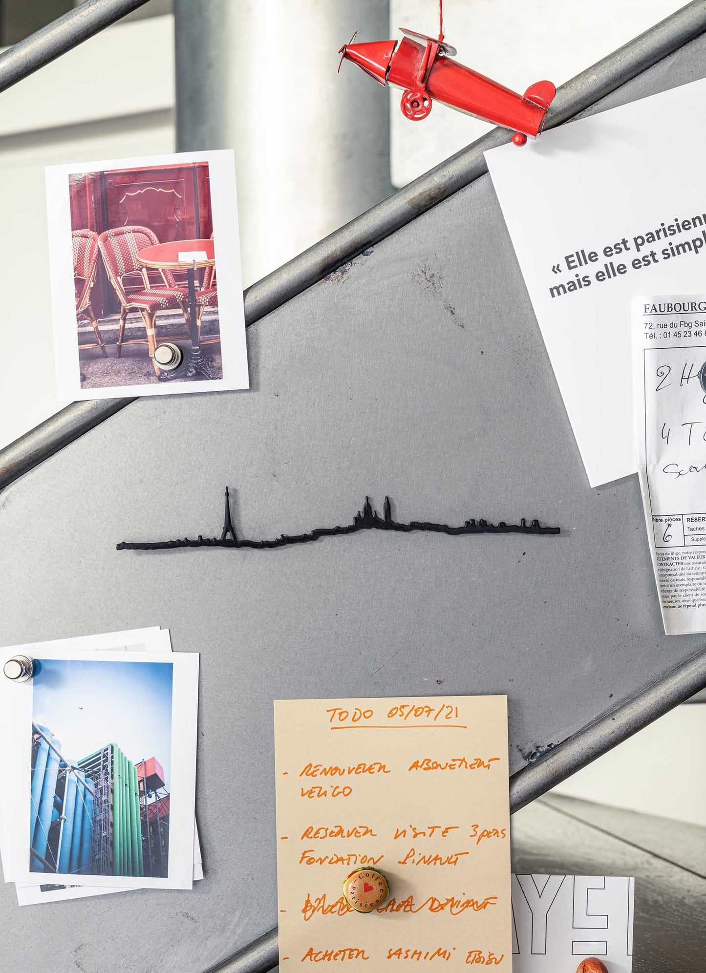 Silhouette de Paris - Mini noir — The Line , Lyon