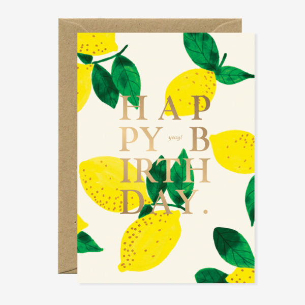 Carte HBDAY lemon — All the ways to say , Lyon
