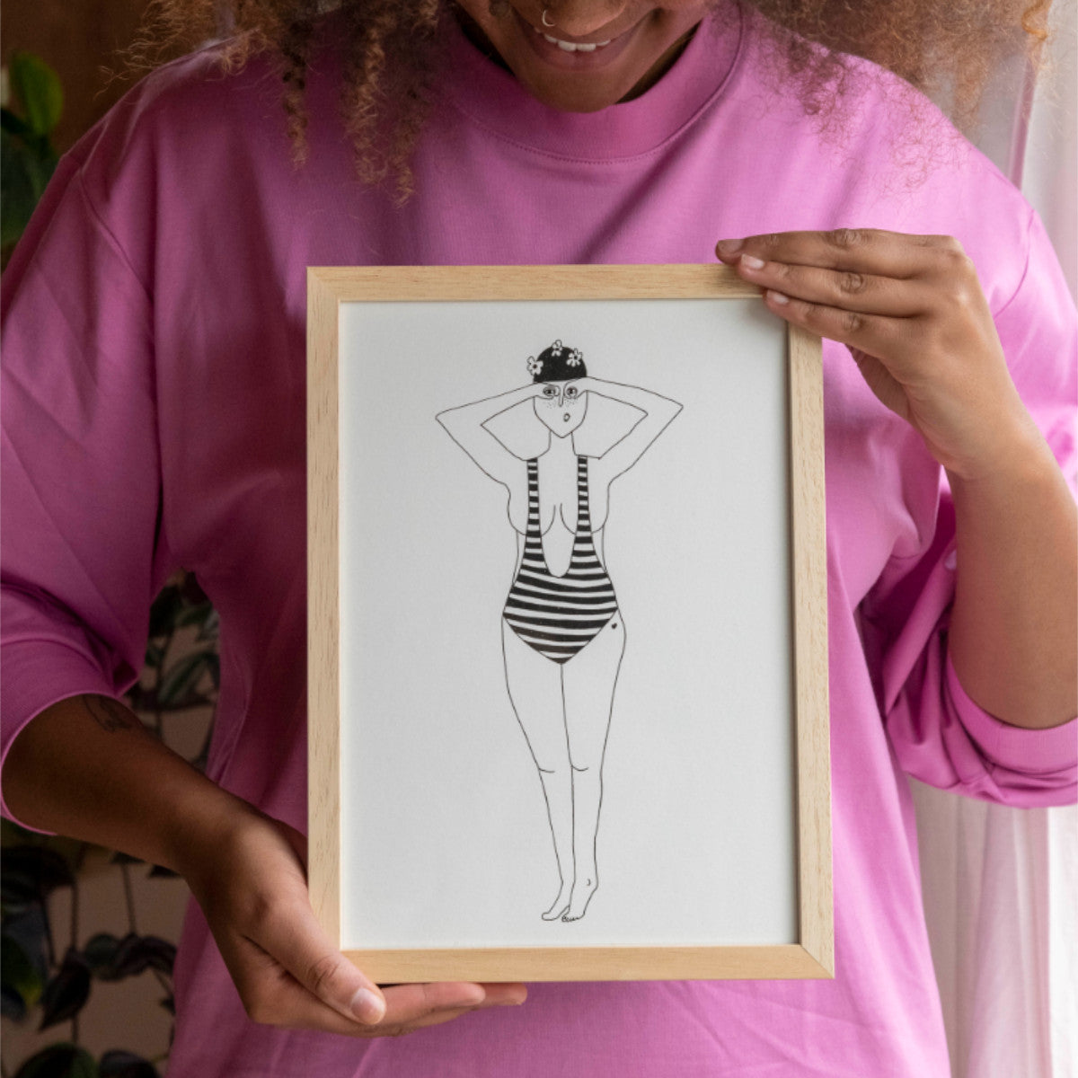 Affiche A4 Backwards — Helen b , Lyon