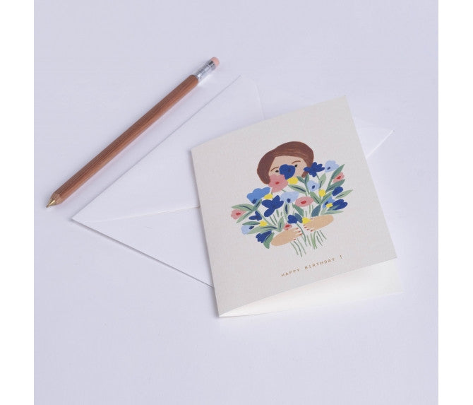 Carte Flowers Happy birthday — Season Paper , Lyon