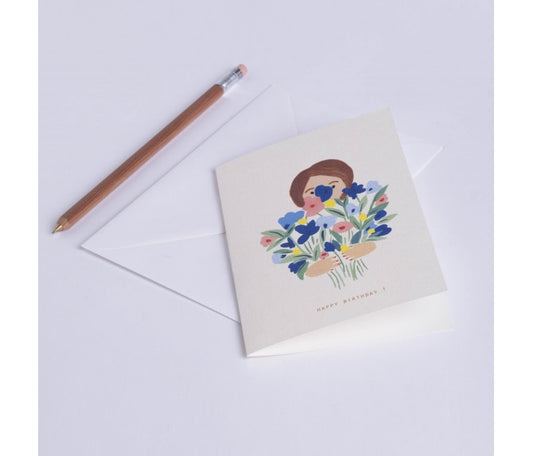 Carte Flowers Happy birthday — Season Paper , Lyon