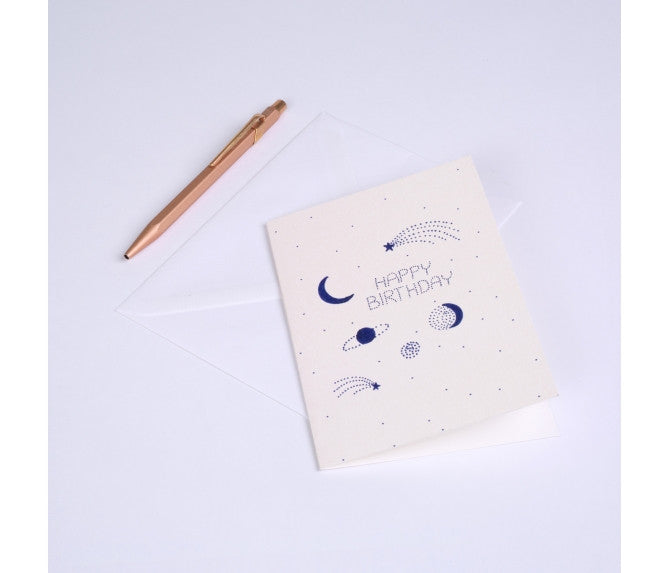 Carte Stellar Happy birthday — Season Paper , Lyon