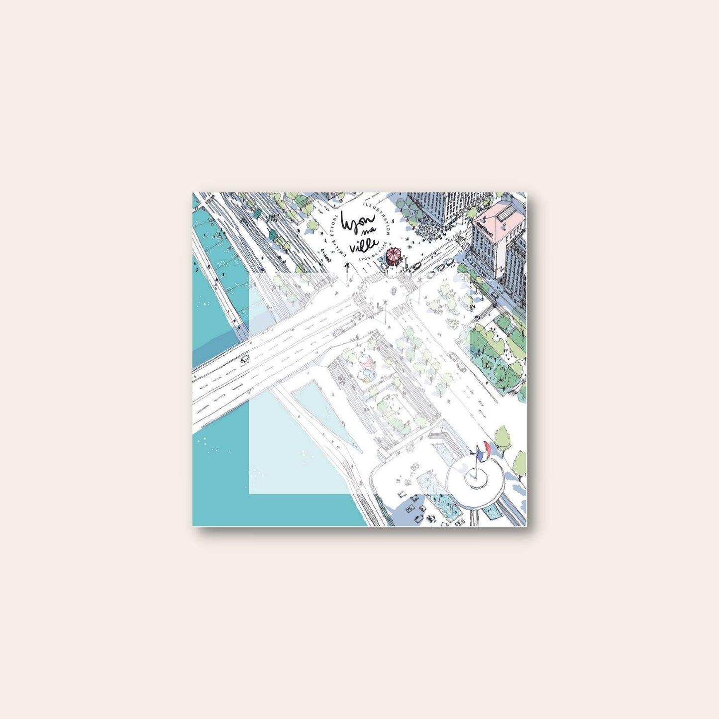 Bloc-notes Guillotière - Grand format — Emilie Ettori , Lyon