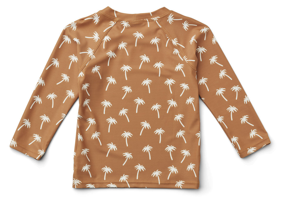 T-shirt de bain anti-UV Palms/almond - 1an/1an et demi — Liewood , Lyon