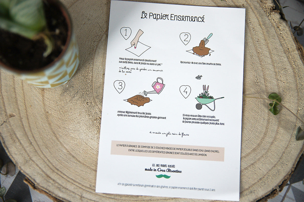 Carte à planter Bonne fête maman — Créabisontine , Lyon