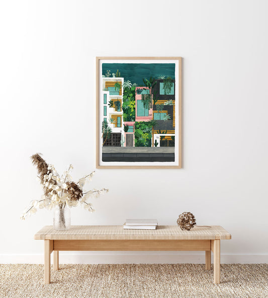 Affiche large - Buildings — All the ways to say , Lyon