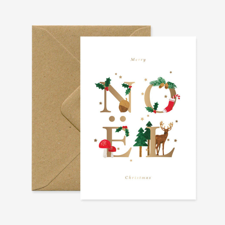 Carte Noël letters — All the ways to say , Lyon