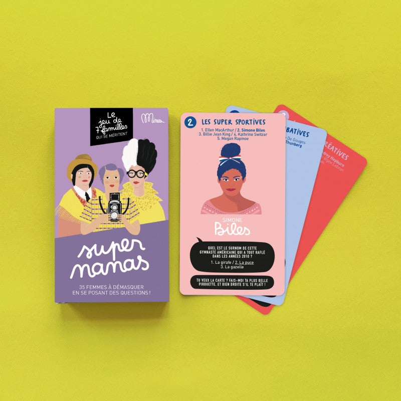 Jeu des 7 familles - Super nanas — Minus , Lyon