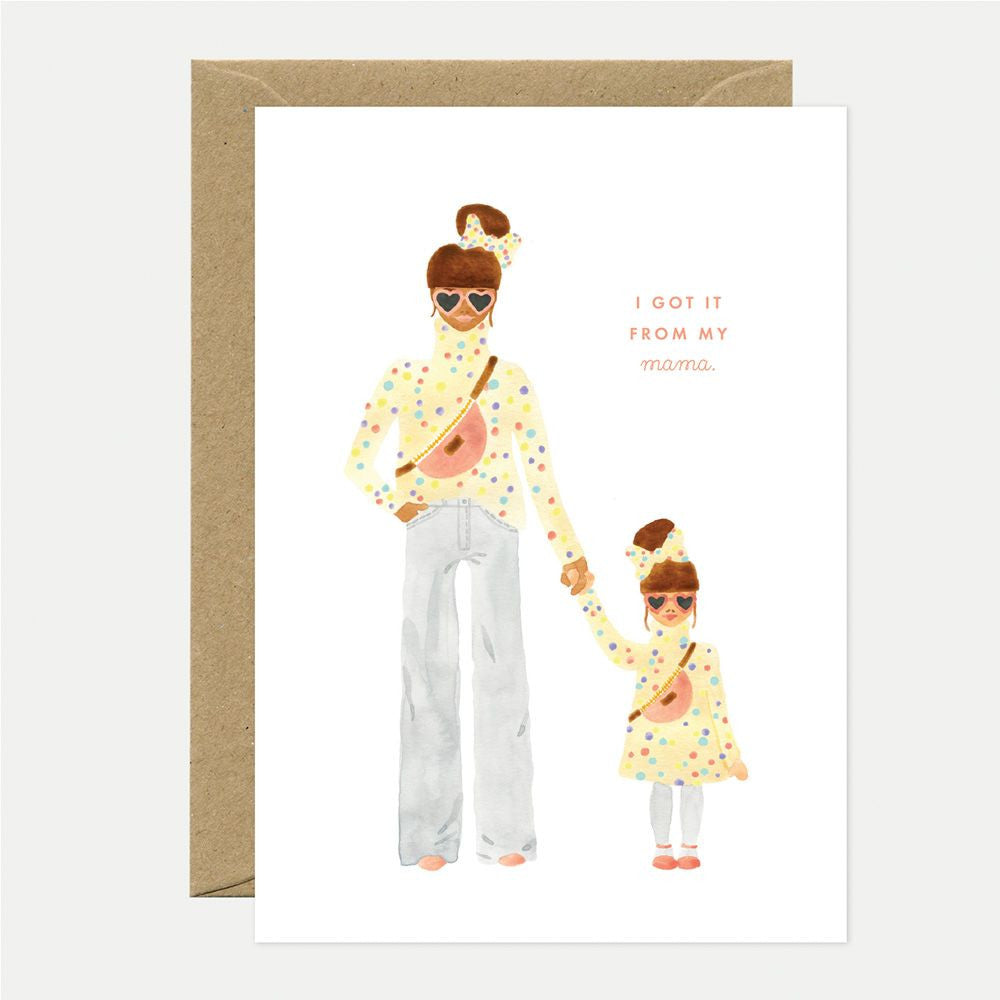 Carte Mama daughter — All the ways to say , Lyon