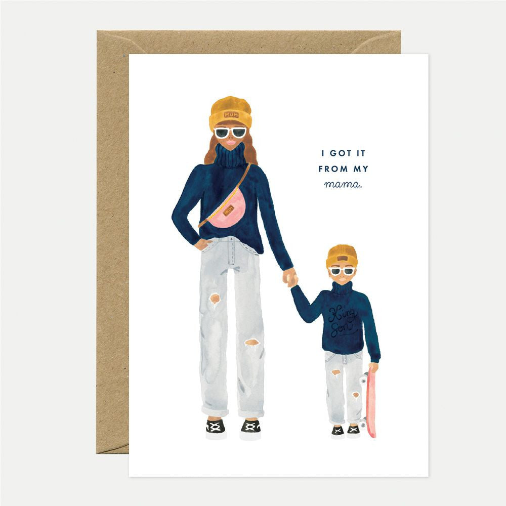 Carte Mama son — All the ways to say , Lyon
