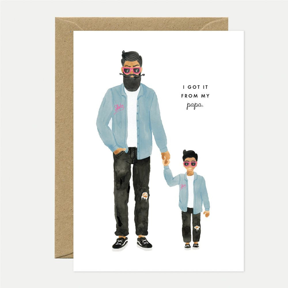 Carte Papa son — All the ways to say , Lyon