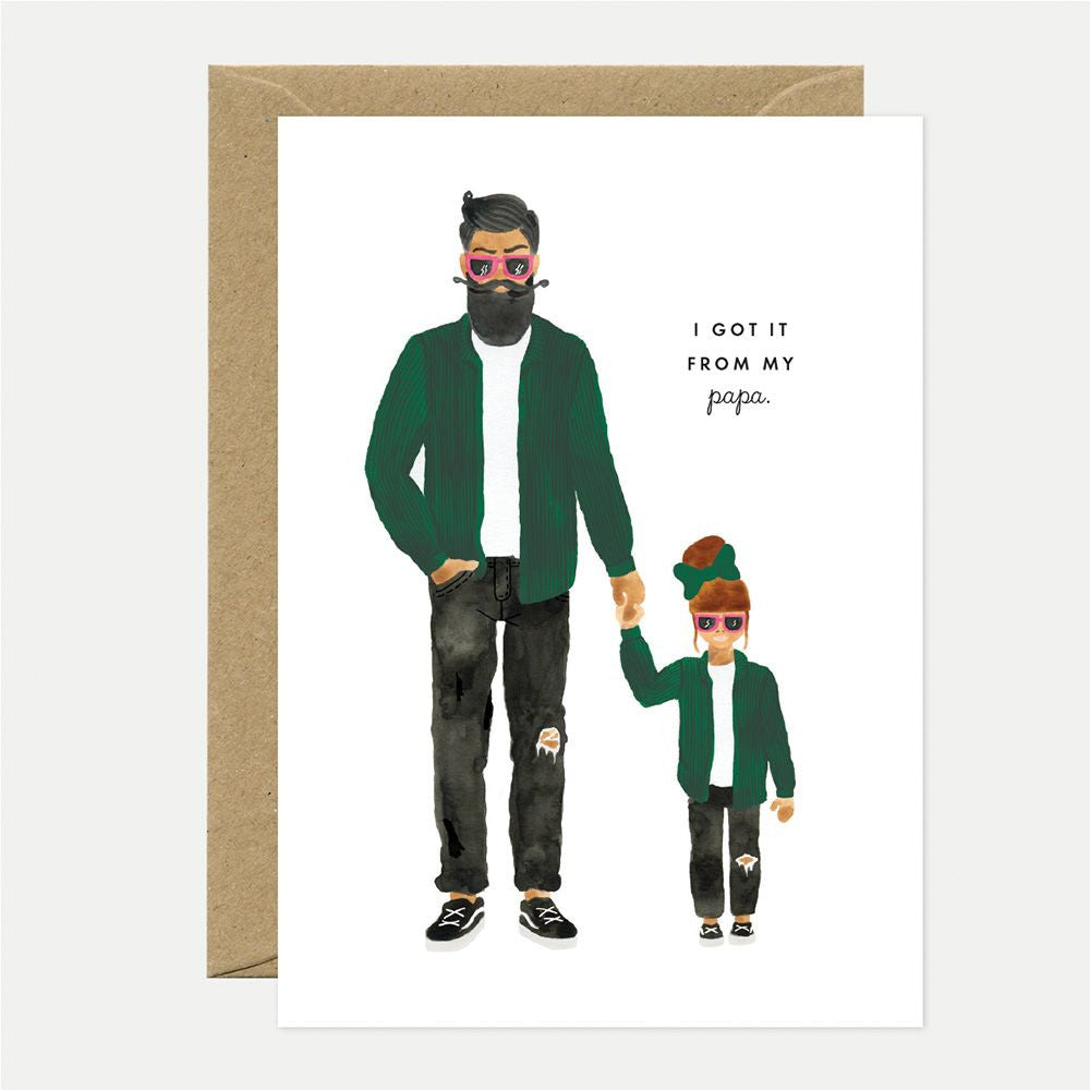 Carte Papa daughter — All the ways to say , Lyon