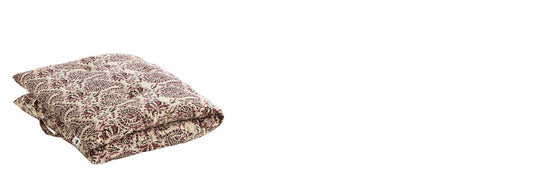 Matelas framboise coeur - 60x100cm — Madam Stoltz , Lyon