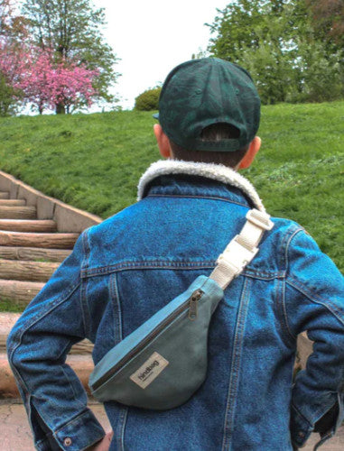 Sac banane enfant Augustin - sauge — Hindbag , Lyon