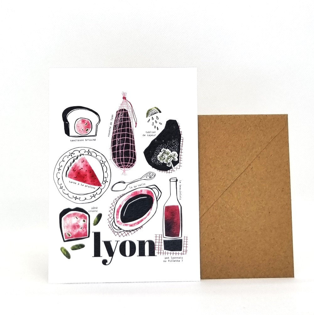 Carte - Bouchon lyonnais — Piponino , Lyon