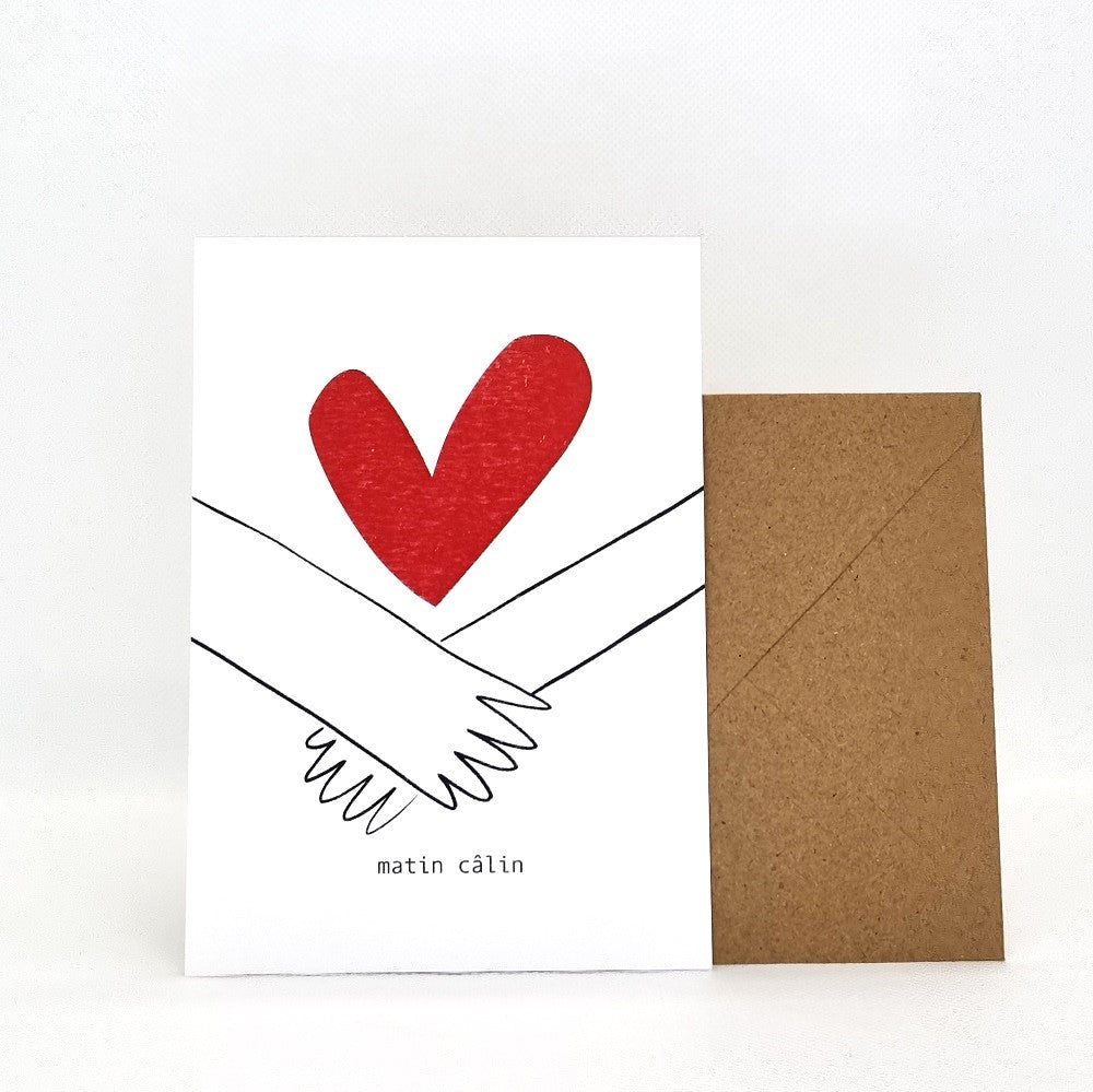 Carte - Coeur Câlin — Piponino , Lyon