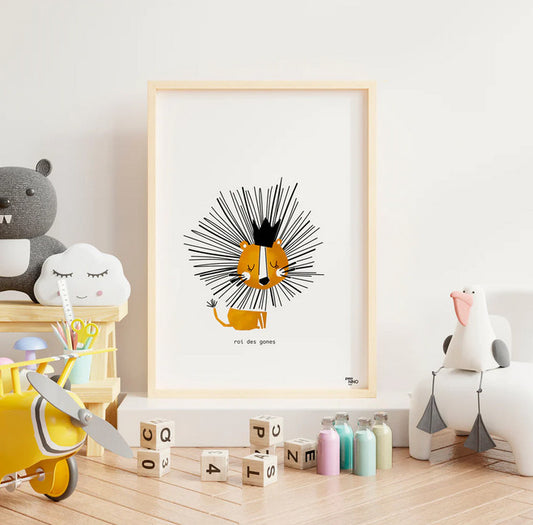 Affiche A3 - Roi des gones — Piponino , Lyon