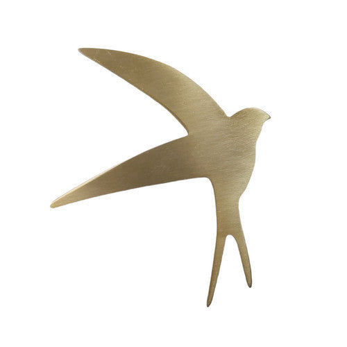 Bijou mural - Grande hirondelle dépliée — Poussière des rues , Lyon