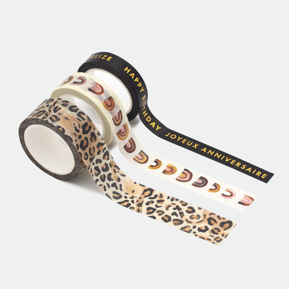 Washi tapes Leopard — All the ways to say , Lyon