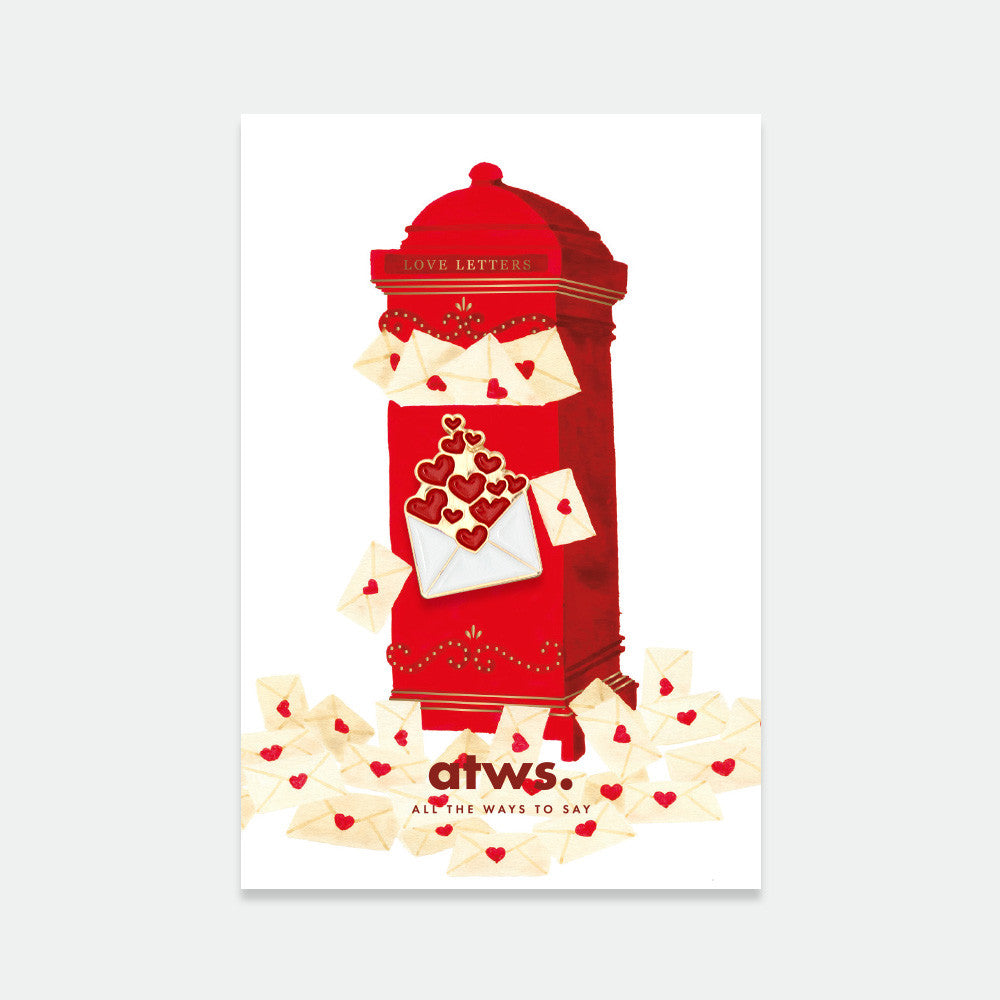 Pin's Hearts enveloppe — All the ways to say , Lyon