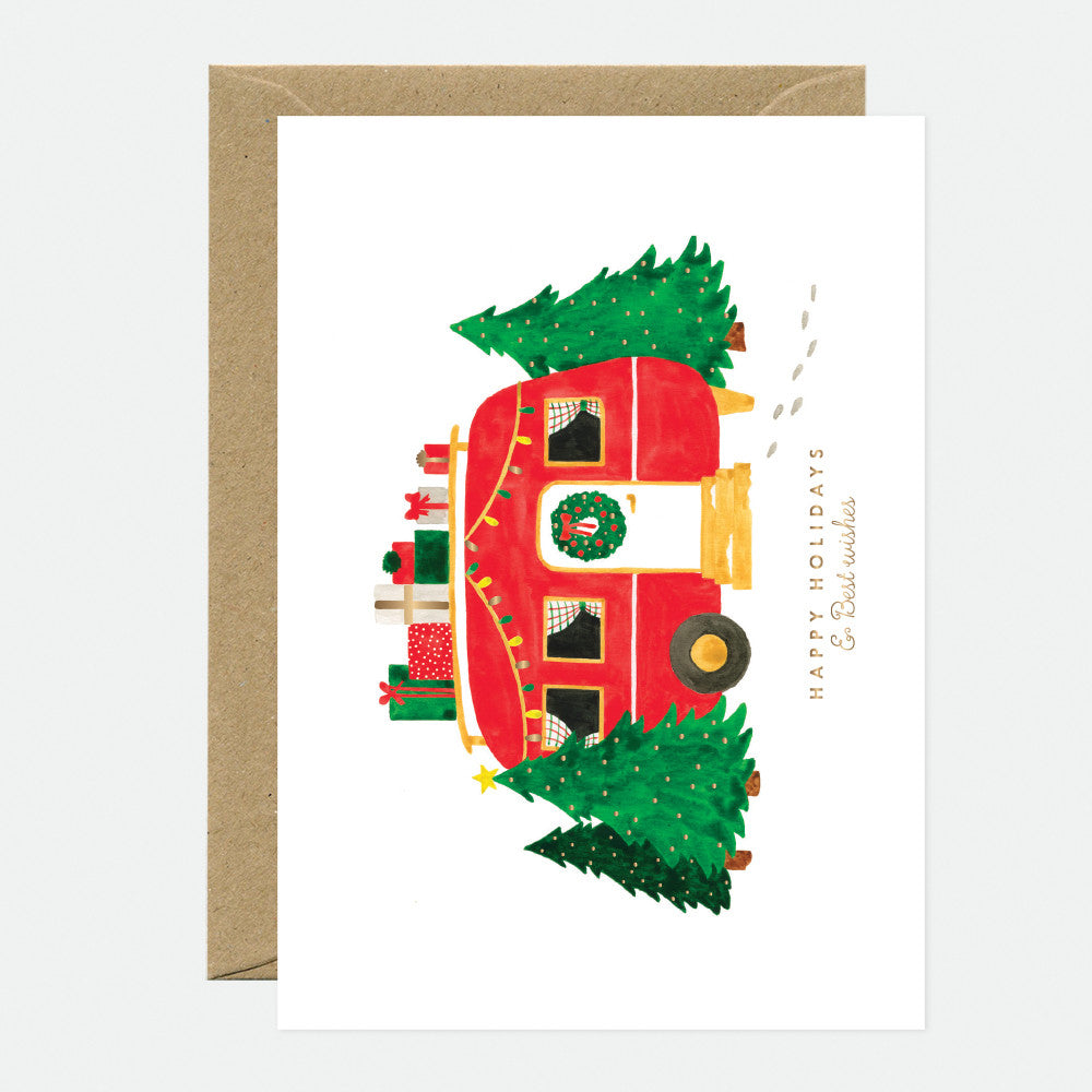 Carte Xmas caravane — All the ways to say , Lyon