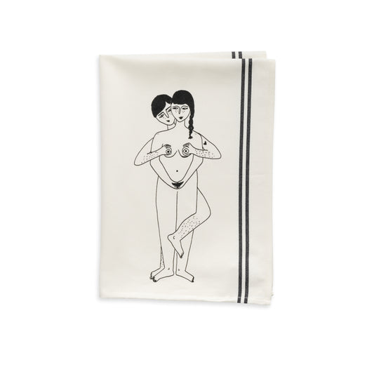 Torchon Faces everywhere ligné — Helen b , Lyon