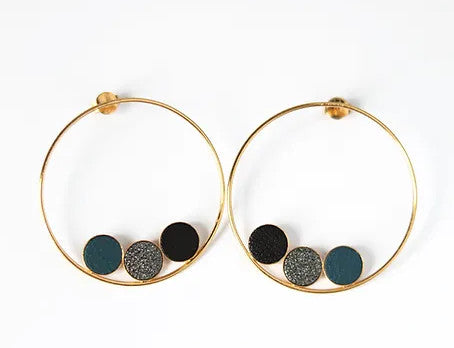 Puces trio - Encre/comète/noir — Fosseth , Lyon