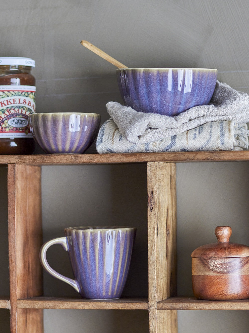 Bol Latina violet foncé — Bloomingville , Lyon