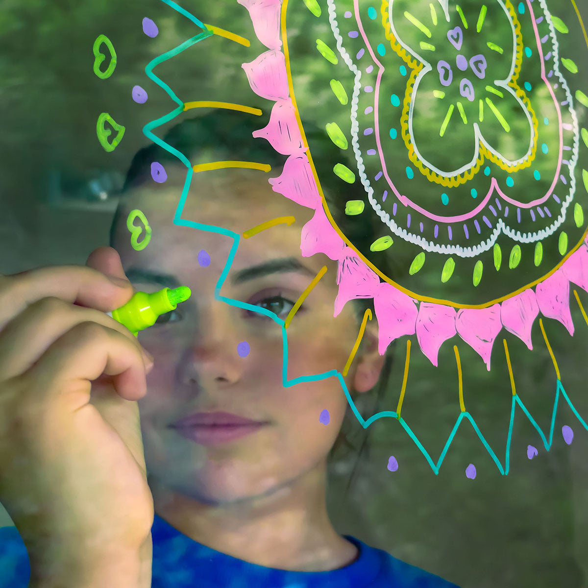 Boîte de 6 feutres effaçables pour vitre et miroir — Super Petit , Lyon