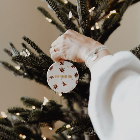 Médaillon de noël Star Anise — Poussière des rues , Lyon