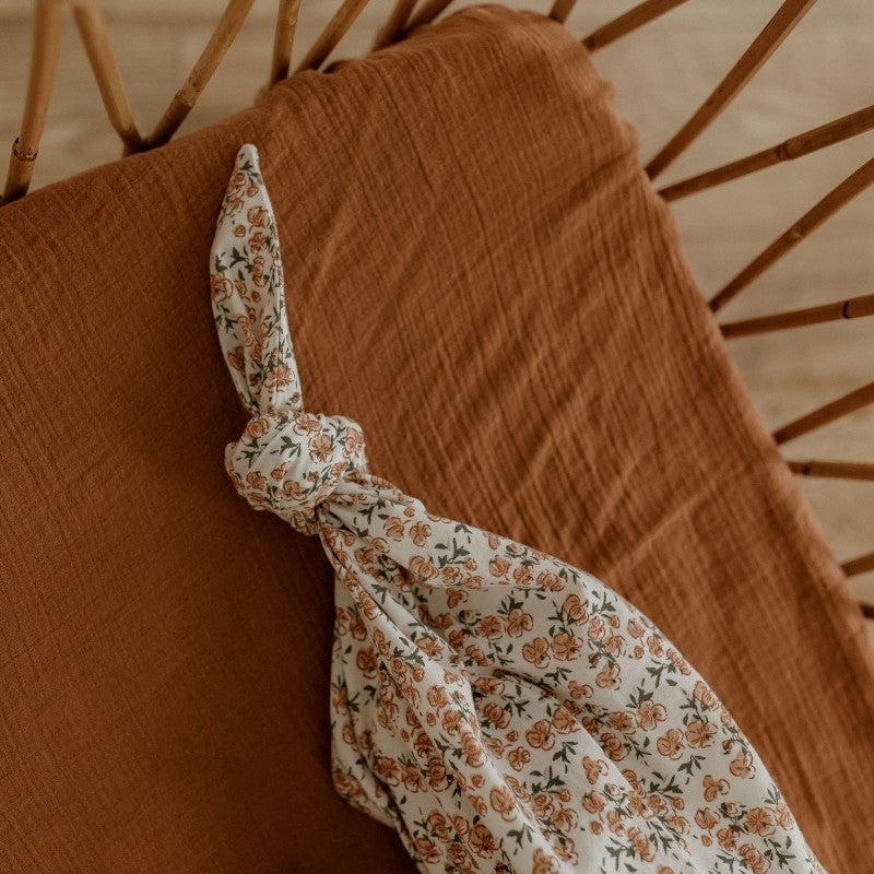 Gigoteuse nouée Californian poppy — Bonjour Little , Lyon