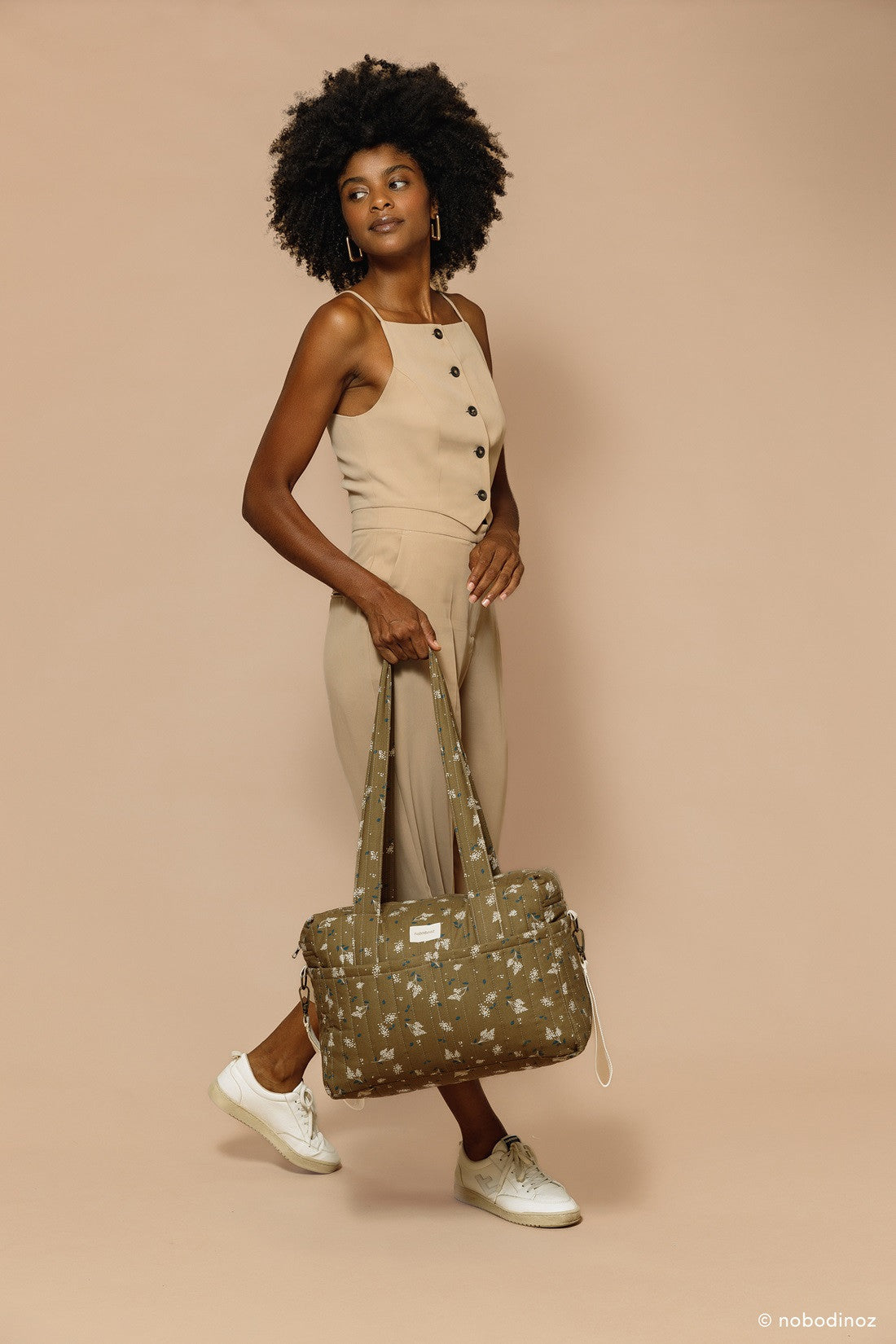 Sac à langer Stories - Brown lilac — Nobodinoz , Lyon