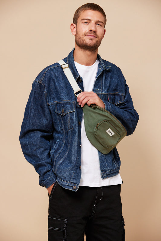 Sac banane XL Sofia - Olive — Hindbag , Lyon