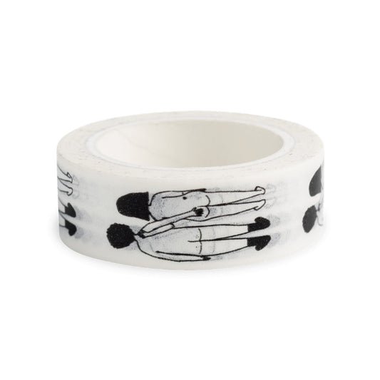 Masking tape Couple nu de dos — Helen b , Lyon