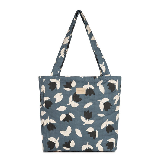 Cabas XXL Hyde park - Blue black tulips — Nobodinoz , Lyon