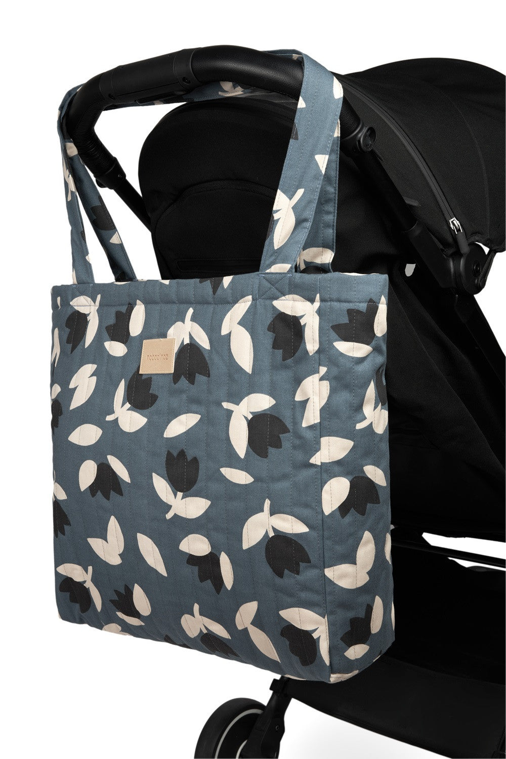 Cabas XXL Hyde park - Blue black tulips — Nobodinoz , Lyon